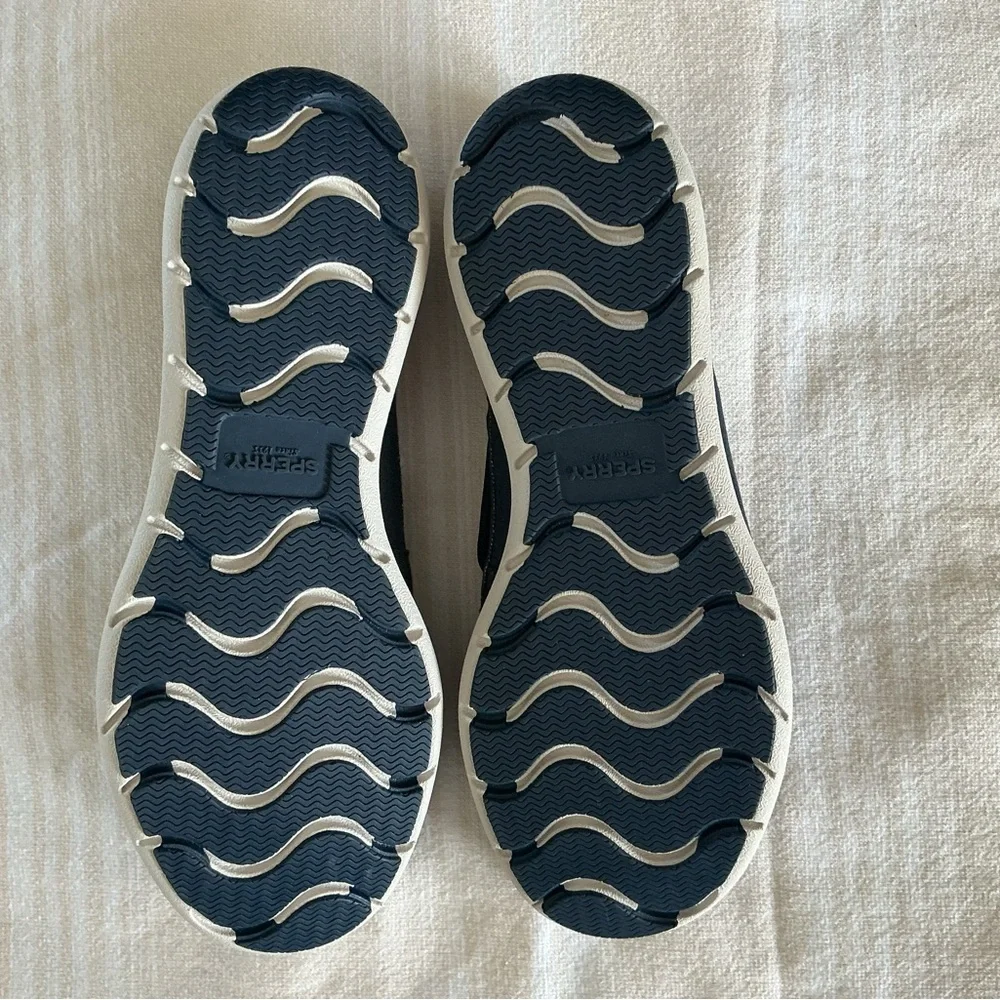 Sperry Men's Navy Canvas Boat Shoes NWOT - Picture 6 of 7